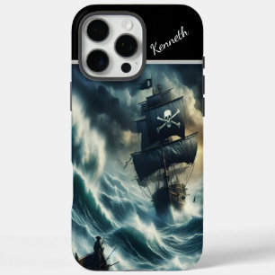 Piratenschip in een Storm iPhone 16 Pro Max Hoesje