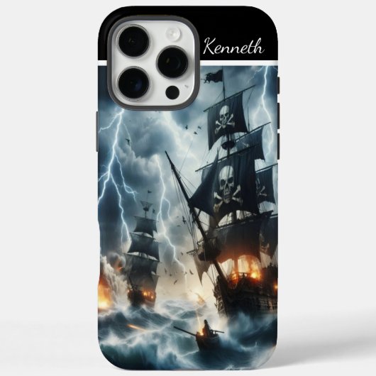 Piratenschip in Storm Case-Mate iPhone Case (Achterkant)
