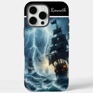 Piratenschip in Tempest iPhone 16 Pro Max Hoesje
