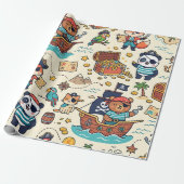 Piratenschip Inpakpapier (Uitgerold)