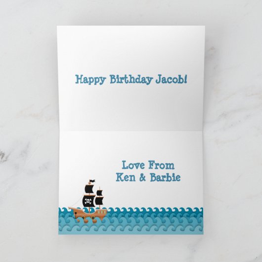 Piratenschip Kaart (Binnen)