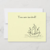 Piratenschip. Kaart (Voorkant)