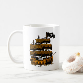 Piratenschip koffiemok