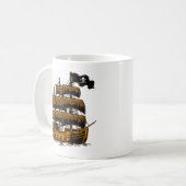 Piratenschip koffiemok (Voorkant links)
