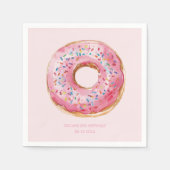 Piratenschip met dieren Kinder partij Servet (Voorkant)