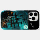 Piratenschip Moonlight Galleon Case-Mate iPhone Case (Achterkant (horizontaal))