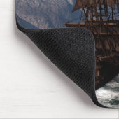 Piratenschip Mousepad Muismat (Hoek)
