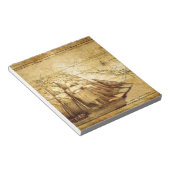 piratenschip notitieblok (Schuin)