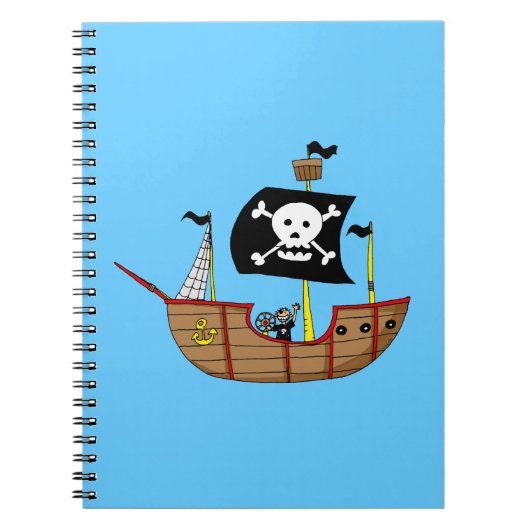 Piratenschip Notitieboek (Voorkant)