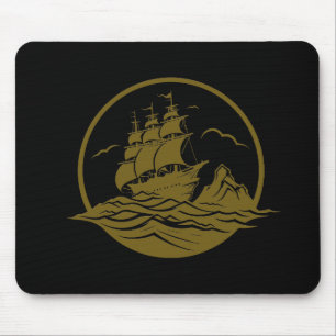 Piratenschip Ocean World Wonder Adventure Vector Muismat