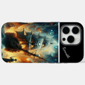 Piratenschip onder sterrenhemel Case-Mate iPhone case (Achterkant (horizontaal))
