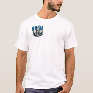 Piratenschip ontwerp Grafisch Oceaan Avontuur T-shirt