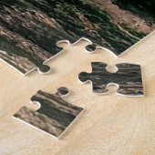 Piratenschip op turbulente zeeen. legpuzzel (Zijkant)