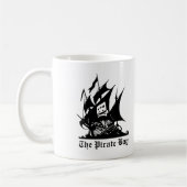 piratenschip pirate bay logo koffiemok (Links)