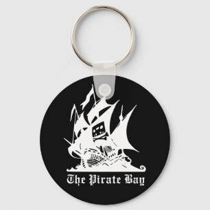 piratenschip pirate bay logo sleutelhanger