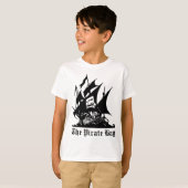 piratenschip pirate bay logo t-shirt (Voorkant volledig)