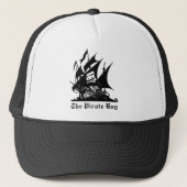 piratenschip pirate bay logo trucker pet (Voorkant)