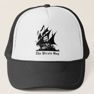 piratenschip pirate bay logo trucker pet