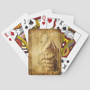 piratenschip pokerkaarten