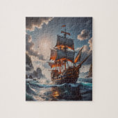 piratenschip puzzel (Verticaal)