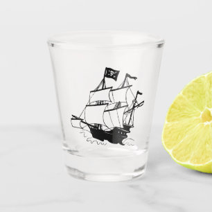 Piratenschip Shot Glas