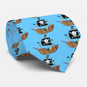 Piratenschip Stropdas (Opgerold)