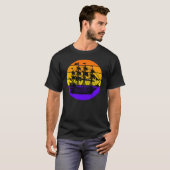 Piratenschip  Sunset T-shirt (Voorkant volledig)