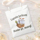 Piratenschip Verjaardag van kinderen Bedankzakje (Geknipt)