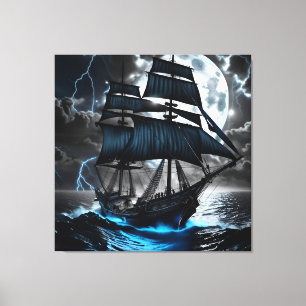 piratenschip verpakt canvas