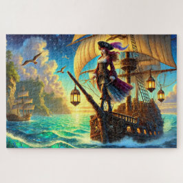 Piratenschip voor Dames Nautische Fantasie Zee Avo Legpuzzel