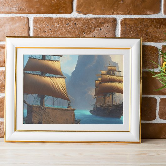 Piratenschip Zeilschip Poster