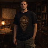 Piratensigel met vervloekte munt t-shirt