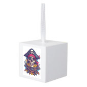 Piratenskelet-schat Decoratie (Achter hoekig)
