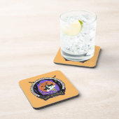 Piratenskeletkat Hard plastic Bier Onderzetter (Rechterzijde)