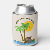 piratenstrand blikjeskoeler (Blikje Voorkant)