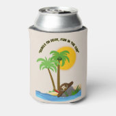 piratenstrand blikjeskoeler (Blikje Achterkant)