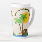 piratenstrand latte mok (Rechterhoek)