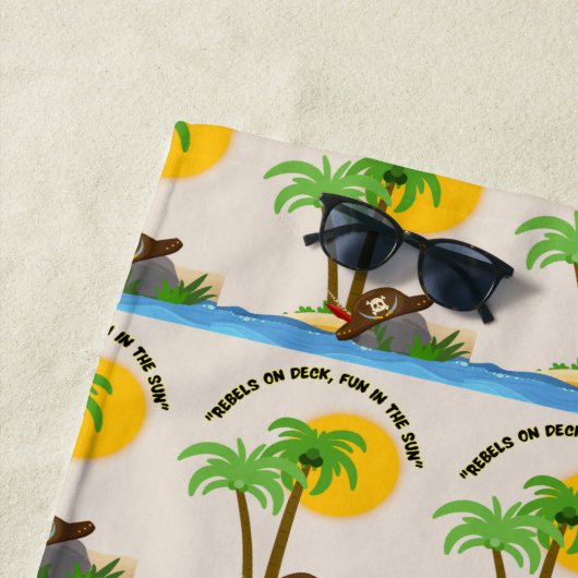 piratenstrand strandlaken (In situ)