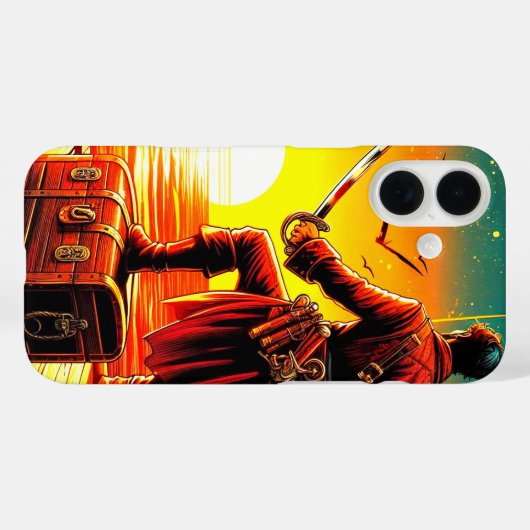 piratentelefoonhoes Case-Mate iPhone case (Achterkant (horizontaal))
