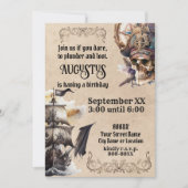 Piratenthema Kaart (Voorkant)