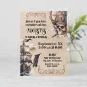 Piratenthema Kaart (Staand voorkant)