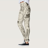 Piratenthema: nautisch patroon. leggings (Links)
