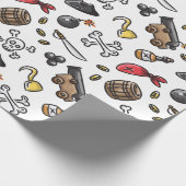 Piratenthematroon Cadeaupapier (Hoek)