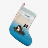 piratenuil - kerstsok kleine kerstsok (Voorkant (Hangend))