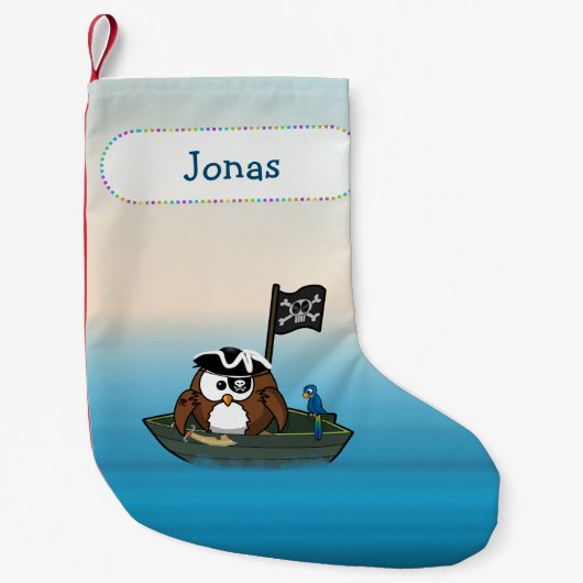 piratenuil - kerstsok kleine kerstsok (Voorkant)