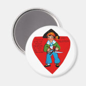  piratenValentijn Magneet (Voorkant / Achterkant)