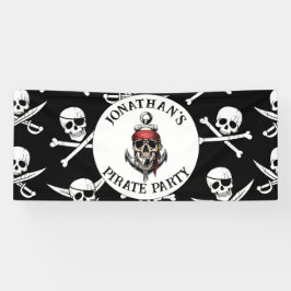 Piratenverjaardag onder het zee spandoek