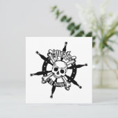 Piratenverjaardagskaart Kaart (Staand voorkant)