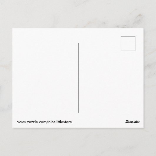 Piratenvlag Briefkaart (Achterkant)