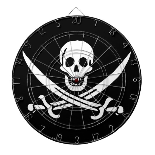 Piratenvlag Dartbord (Voorkant)